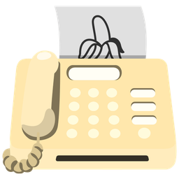 banana and fax machine