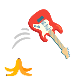 banana and guitar