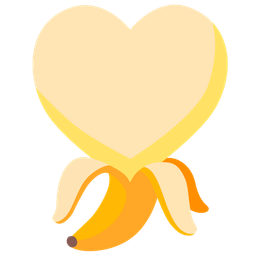 banana and heart suit