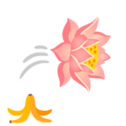 banana and lotus