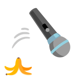 banana and microphone