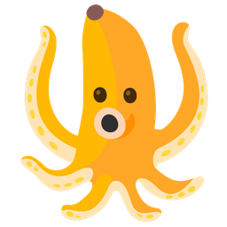 banana and octopus
