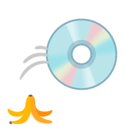 banana and optical disk