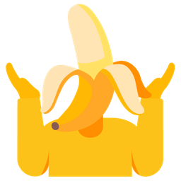 banana and person shrugging
