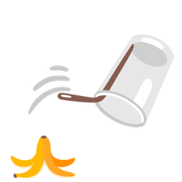 banana and pouring liquid