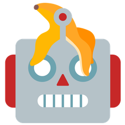 banana and robot