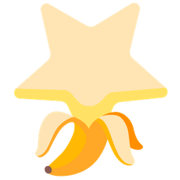 banana and star