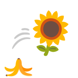 banana and sunflower