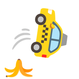 banana and taxi