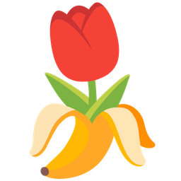 banana and tulip