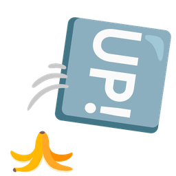 banana and UP! button