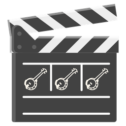 Banjo and Clapper board