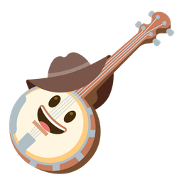 Banjo and Cowboy hat face