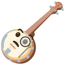 Banjo and Face with monocle