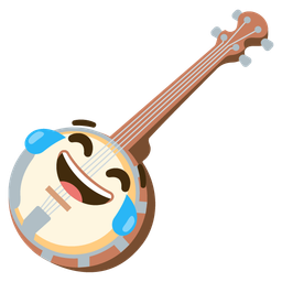 Banjo and Face with tears of joy