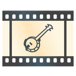 Banjo and Film frames