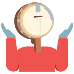 Banjo and Person shrugging