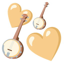 Banjo and Revolving hearts