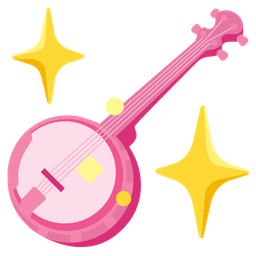 Banjo and Sparkling heart