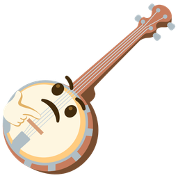 Banjo and Thinking face