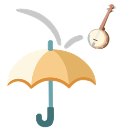 Banjo and Umbrella