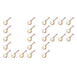 Banjo and UP! button