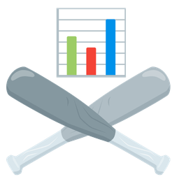 bar chart and baseball