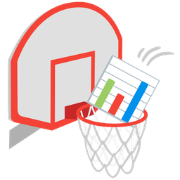 bar chart and basketball