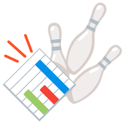 bar chart and bowling