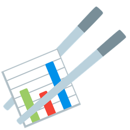 bar chart and chopsticks