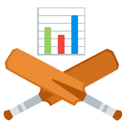 bar chart and cricket game