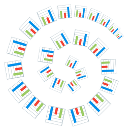 bar chart and cyclone