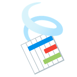 bar chart and leaf fluttering in wind