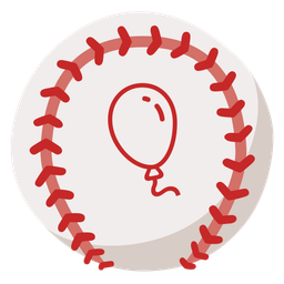baseball and balloon