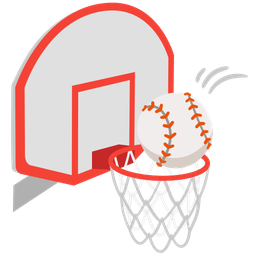 baseball and basketball