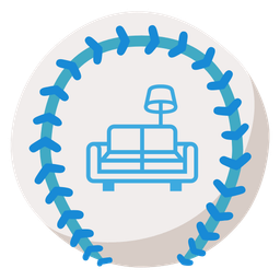 baseball and couch and lamp