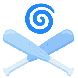 baseball and cyclone