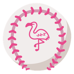 baseball and flamingo