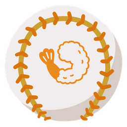 baseball and fried shrimp