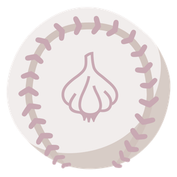 baseball and garlic