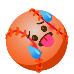 baseball and hot face