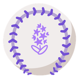 baseball and hyacinth