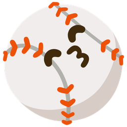 Baseball and Kissing face with smiling eyes