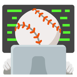 baseball and laptop