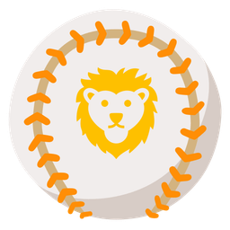 baseball and lion