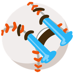 baseball and loudly crying face