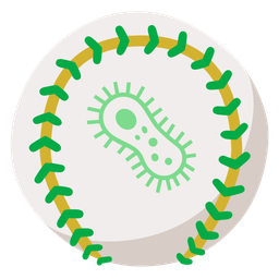 baseball and microbe