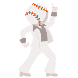 baseball and mirror ball