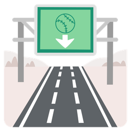 baseball and motorway