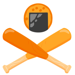 baseball and rice cracker